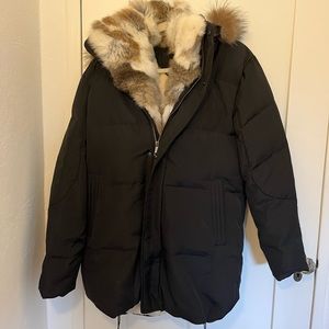 Baidafei Winter Down Fur Lined Parka